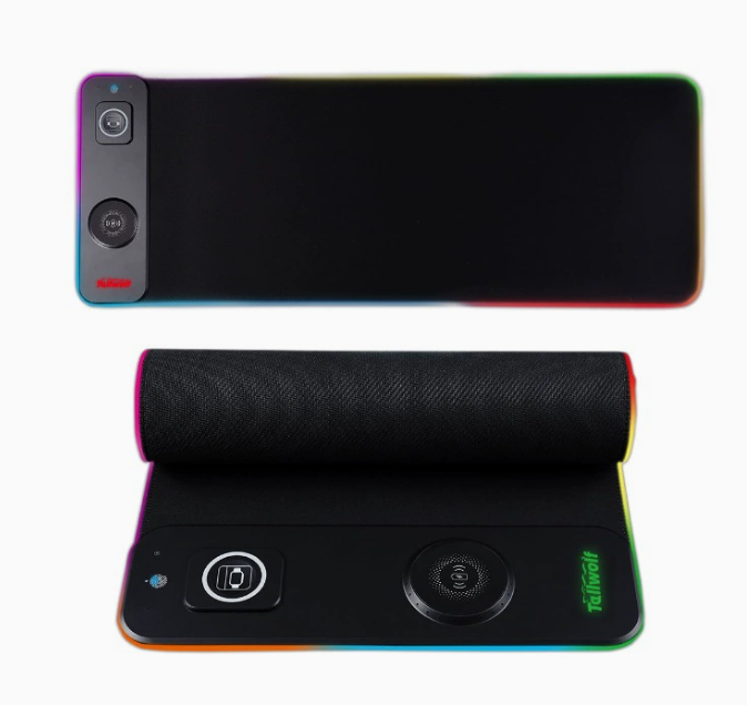 Wireless Charging RGB Luminous Mouse Pad for Gaming